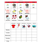3 Year Old Weekly To Do List And Chore Chart Chore Chart Kids Chore