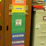 A Color Classroom Behavior Chart Using Clothespins