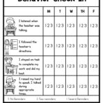 Behavior Charts pdf Google Drive Classroom Behavior Kindergarten