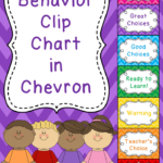 Behavior Clip Chart Chevron Classroom Behavior Management