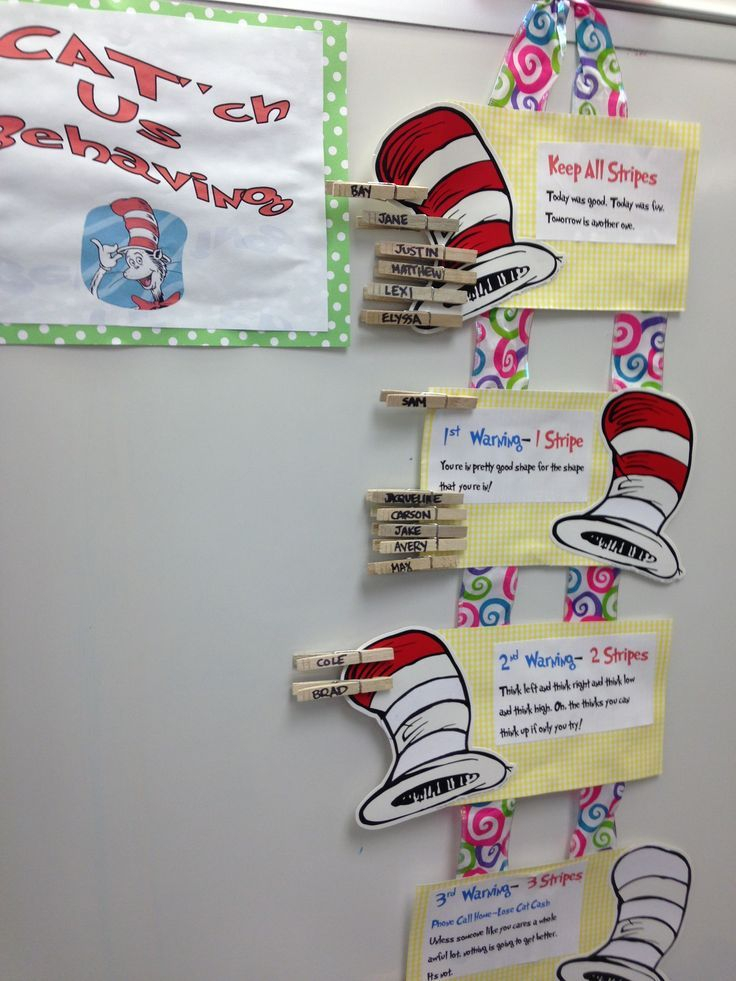 Classroom Behavior Chart Dr Seuss Dr Seuss Classroom Seuss 