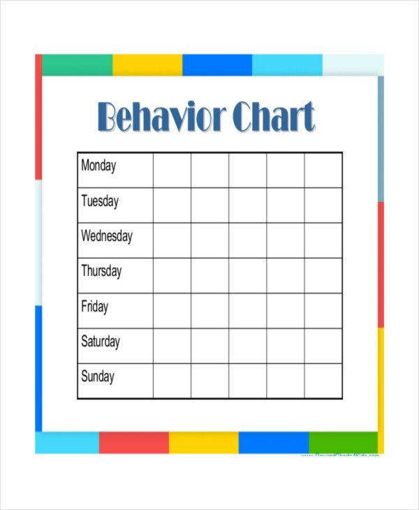 Behavior Chart For Twos Printable - PrintableBehaviorChart.com