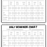 Daily Behavior Chart This Is A Simple And Meaningful Way To Track