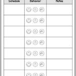 Editable Student Individual Behavior Chart In 2021 Individual