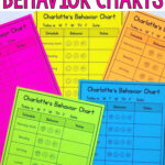 Editable Student Individual Behavior Chart Student Behavior Chart