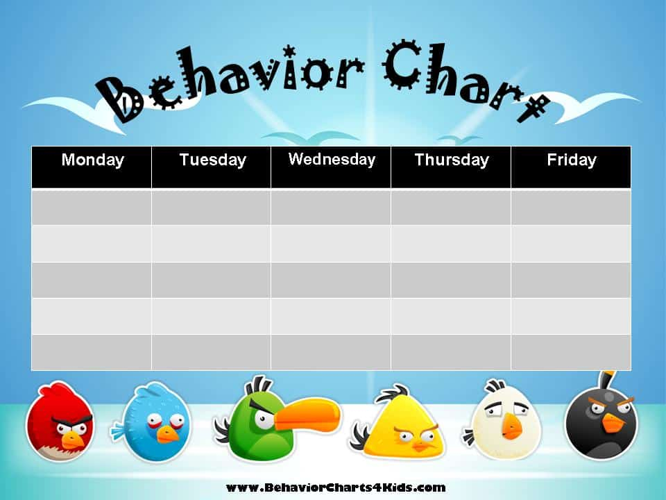 Free Printable Behavior Charts Customize Online