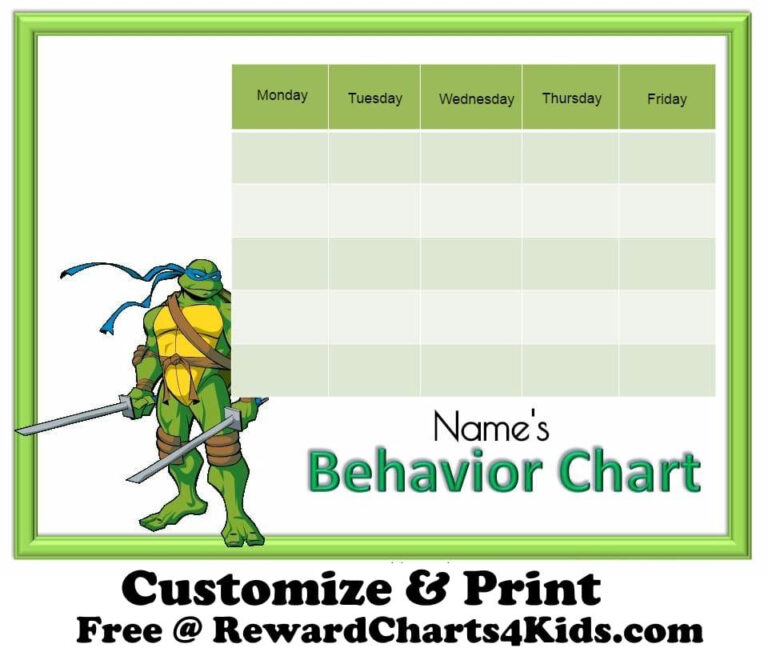 free-printable-ninja-turtle-behavior-chart-printablebehaviorchart