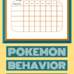 Free Printable Pokemon Reward Chart High Resolution Printable