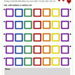 Free Printable Use Stickers To Mark Progress Reward Chart Kids Good