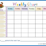 FREE Weekly Behavior And Chore Chart Pastel Style ACN Latitudes