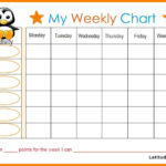 FREE Weekly Behavior Chart Baby Penguin With Images Weekly