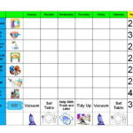 Gael s Crafty Treasures Good Behavior Chore Chart For The Kids
