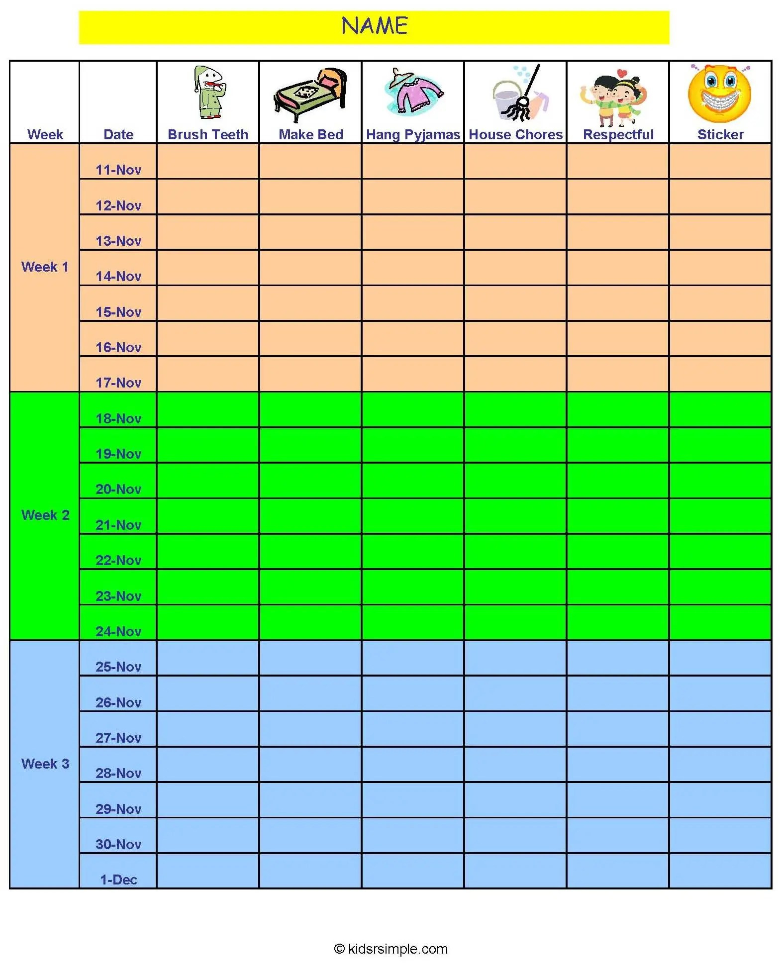 morning-class-routine-behavior-chart-printable-free