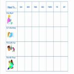 Good Behavior Chart Template New Printable Good Behavior Charts Toddler