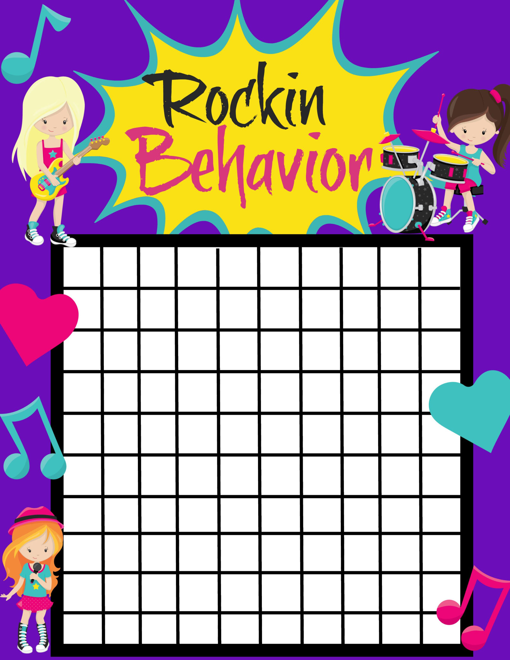 Busgood Behavior Chart Printable