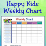 Happy Kids Weekly Behavior Chart Fillable ACN Latitudes Behaviour