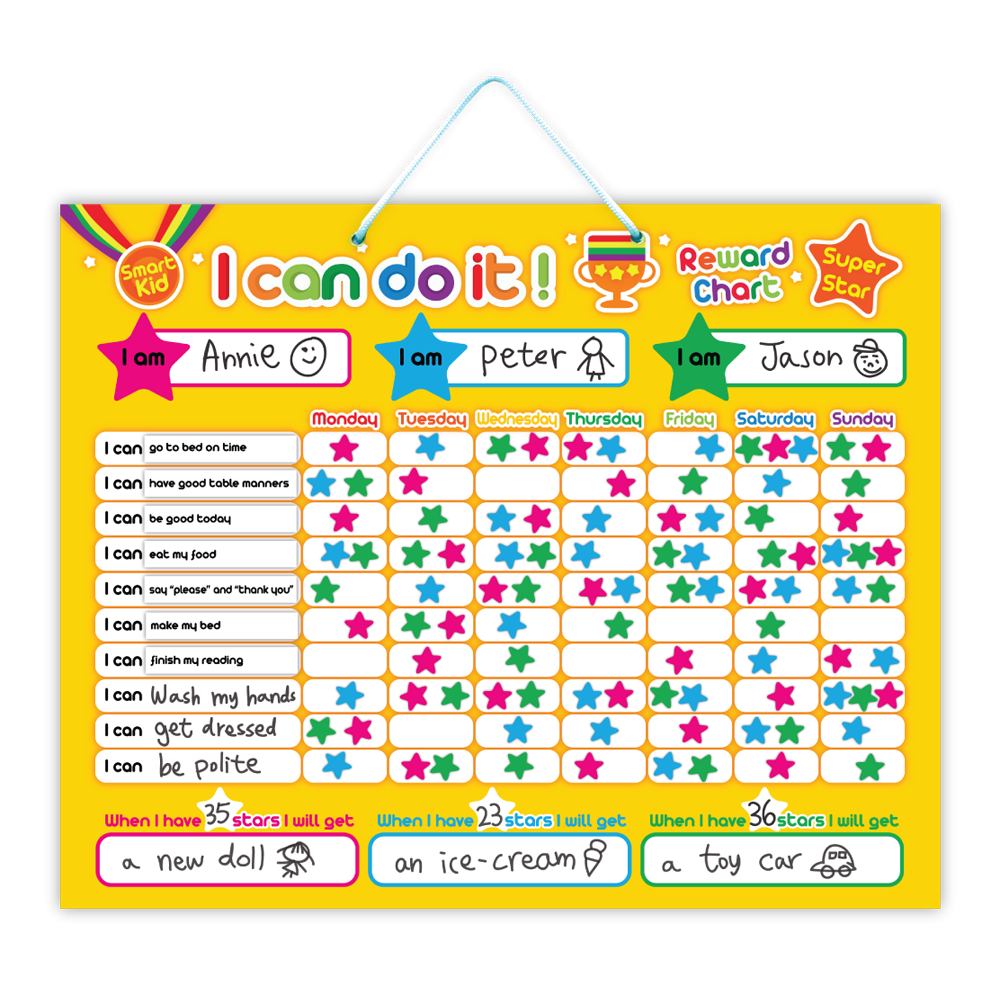 I Can Do It Magnetic Reward Chart GC Education Group 