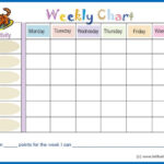 Image Result For Weekly Behavior Chart For Home With Images