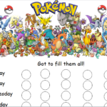 Pokemon Reward Chart Teaching Resources Printable Reward Charts
