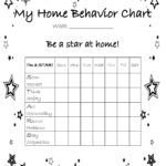 Printable Behavior Reward Chart Child Behavior Chart Behavior Chart