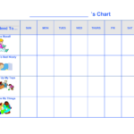 Printable Preschool Behavior Chart Allbusinesstemplates