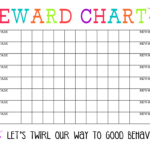 Printable Reward Chart The Girl Creative Reward Chart Template