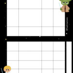 Star Wars Theme Incentive And or Behavior Chore Charts 6 Etsy In