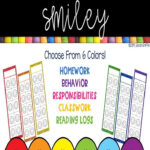 Sticker Charts Smiley Face Sticker Chart Behavior Sticker Chart