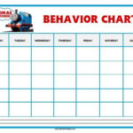 Thomas Tank Engine Behavior Chart Free Printable Behaviour Chart