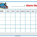 Thomas Tank Engine Chore Chart Free Printable