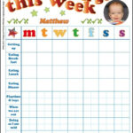 Toddler Child Have I Been Good Behave Chart STANDARD Available To